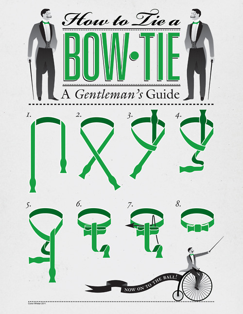 What are some easy ways to tie a bow tie?